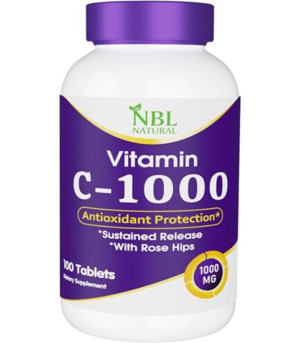 Vitamin C 1000mg, Continuous Release with Rose Rose, Antioxidant Protection*, 100 Tablets