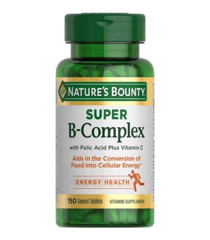 Super, B Complex, Folic Acid plus Vitamin C, 150 Tablets