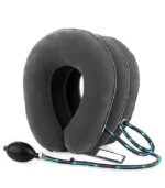 HYRL Neck Traction Device Adjustable Inflatable Neck Support Pillow 3 Layers for Instant Neck Pain Relief and Spine Alignment At Home or Work