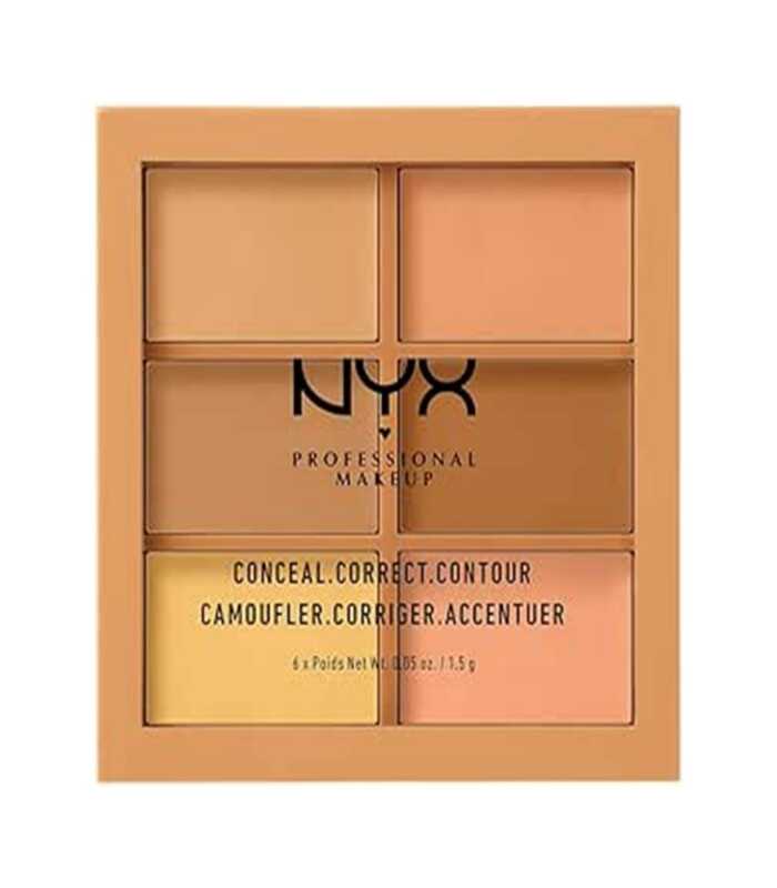 NYX PROFESSIONAL MAKEUP Conceal, Correct, Contour Palette, Medium 02