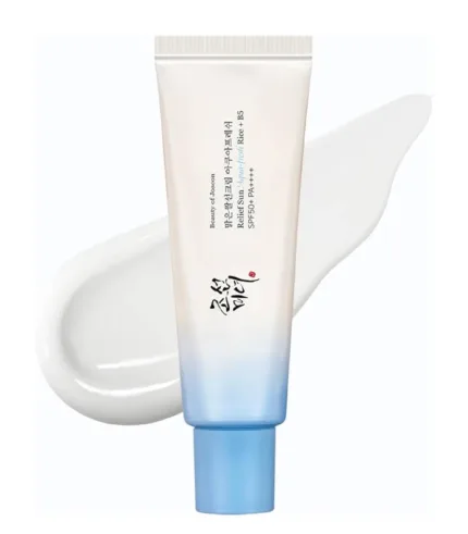 Beauty of Joseon Relief Sun Aqua-Fresh Sunscreen Rice + Panthenol SPF 50+ PA++++ Lightweight Daily UV Protector for Acne-Prone Sensitive Skin Korean skincare for Men and Women 50ml