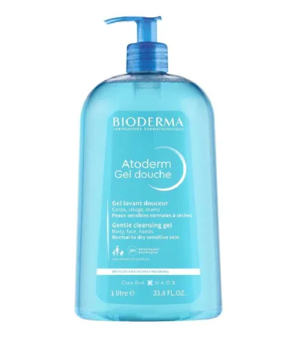 Bioderma Atoderm Shower Gel, Ultra-Gentle & Soap-Free, 1L