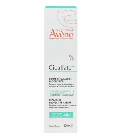 Avène Cicalfate+ Repairing Protective Cream - Soothes, Repairs, and Purifies The Irritated Skin - Fragrance-Free - 40ml Tube
